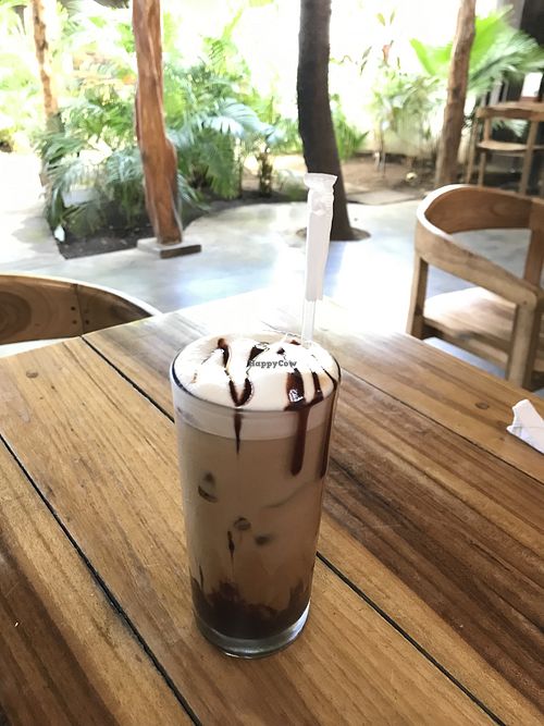 iced mocha  at Dale Pues in San Juan Del Sur