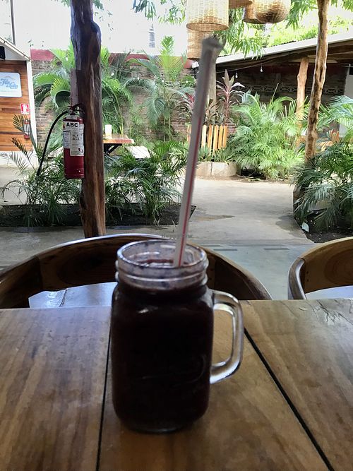 açaí smoothie  at Dale Pues in San Juan Del Sur