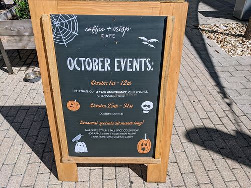 Seasonal events. at Coffee + Crisp in Austin