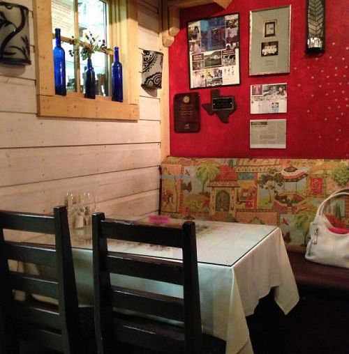 tables at Good Karma Restaurant in Park City