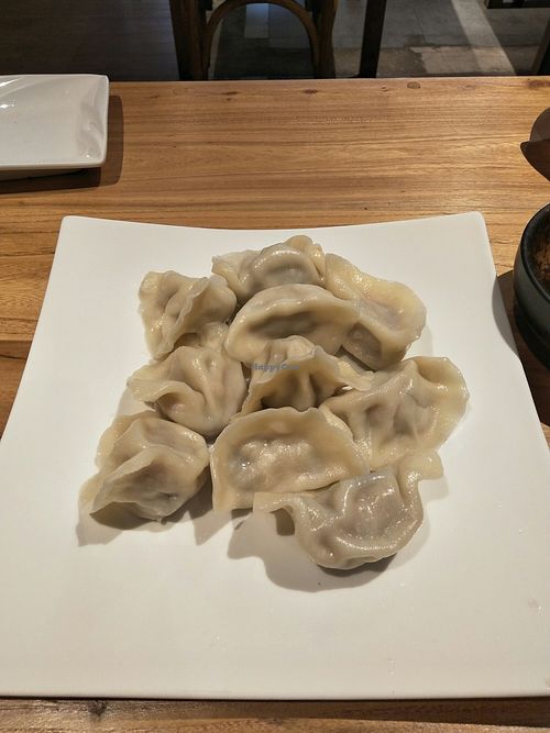 Dumpings. at SWSW Sanwei Vegetable House - 三味蔬屋素食餐厅 in Shanghai