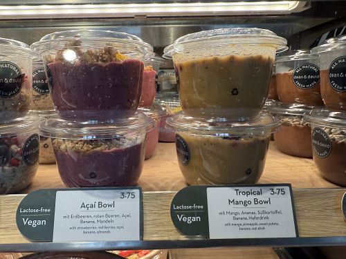 fruit pudding  at Dean & David - Bahnhofsplatz Bremen in Bremen