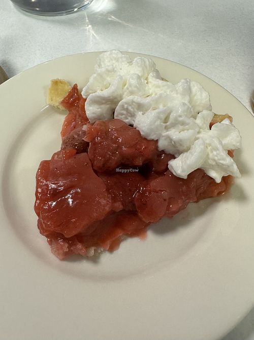 Strawberry pie!  OMG!!!  at Grandma's Kitchen - Arnot Mall in Horseheads