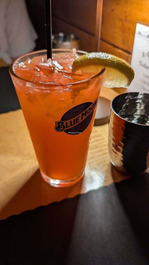 Rose lemonade at House of Naan in New Haven