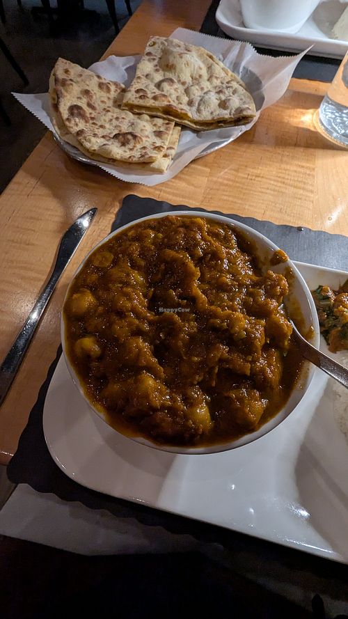 Channa masala at House of Naan in New Haven