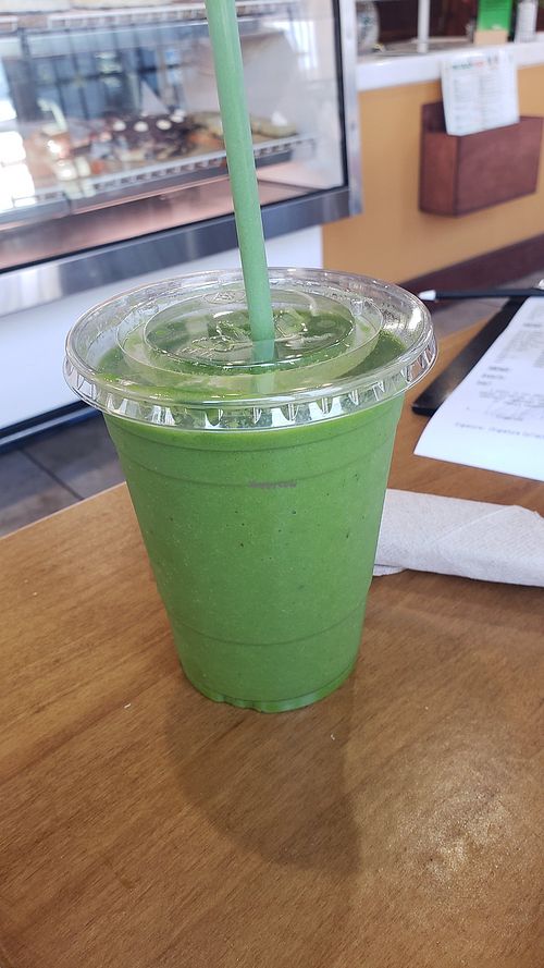 Green Smoothie 16 oz at The Grain Cafe in Van Nuys