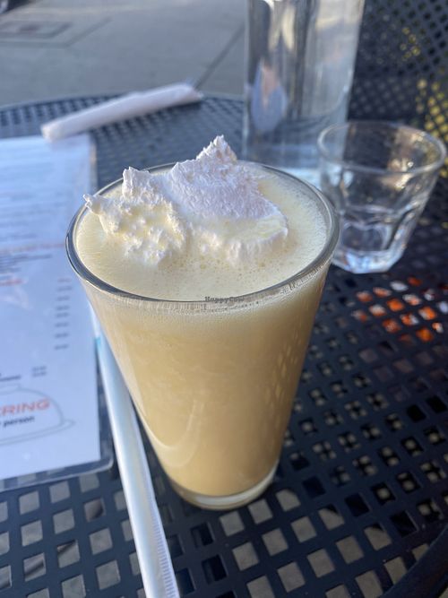Creamsicle Vegan Milkshake w/Whip 😛 YUM!  at The Grain Cafe in Van Nuys