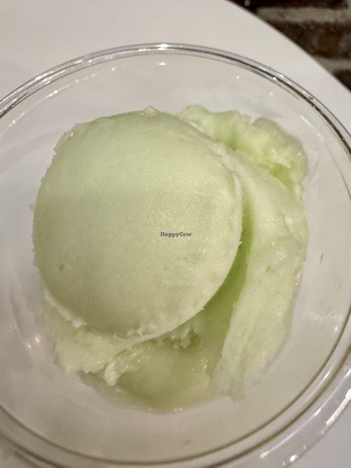 Apple Sorbet  at Southern Custard in Brookhaven