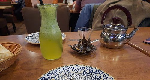 Hausgemachte Limonade Minze-Zitrone at Wunderlampe in Trier