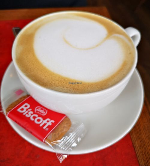 Decaff Oat Flat White at Continental Cafe in Maldon