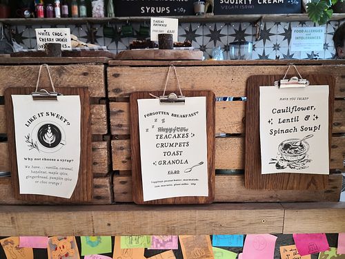 Options at The Gnome Cafe in Maldon