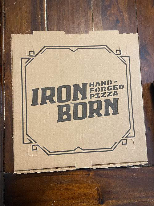 Cool logo  at Iron Born Pizza in Millvale