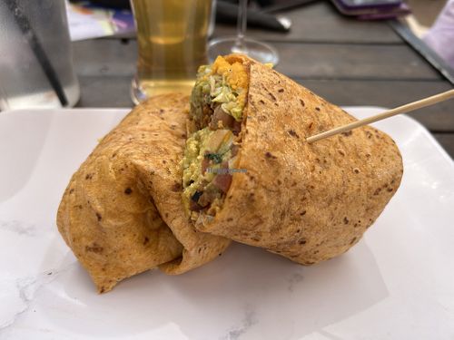 Vegan breakfast burrito   at 18bin in Las Vegas