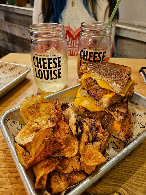 The No Porkin' Way at Cheese Louise in Portland