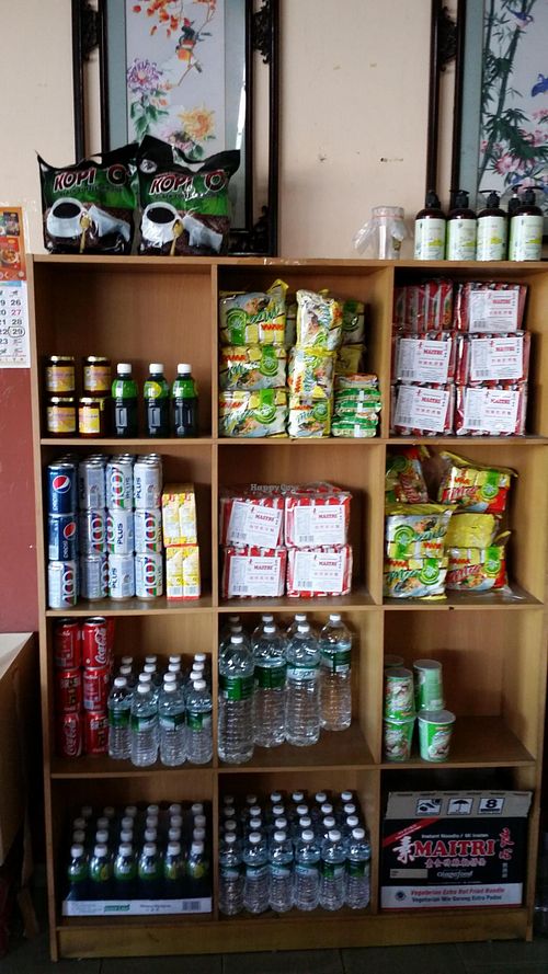 Veg products at Maitreya Vegetarian in Bukit Mertajam