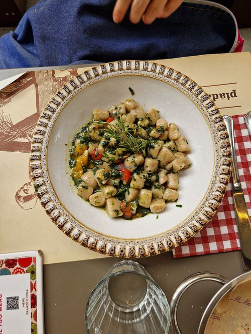 Vegan gnocchi at La Mia Mamma in Ciudad Real
