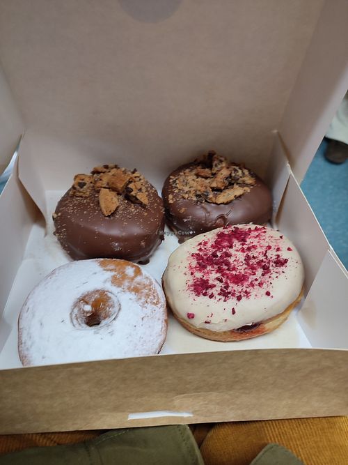 Takeaway at Bungnuts vegan Doughnuts. in Barcelona