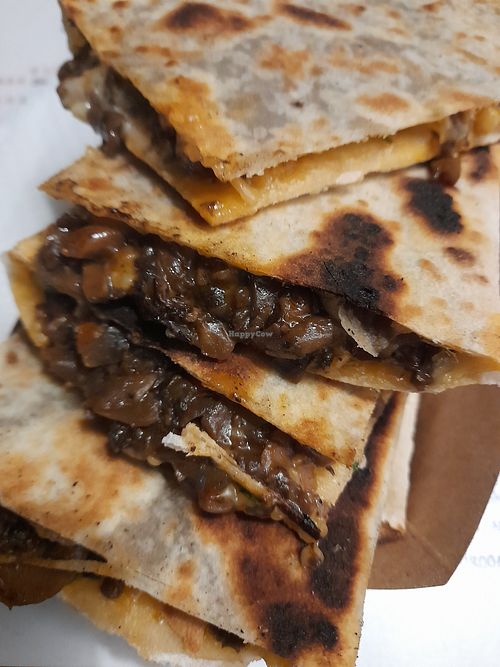 Mushroom and cheeze Gözleme at Magic Kitchen in Athens