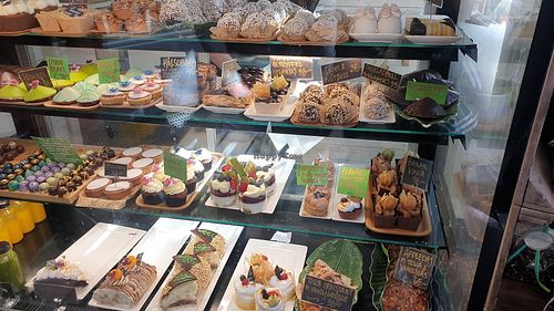 Pasteries and chocolate pralines at Kosterheds Konditori in Solna