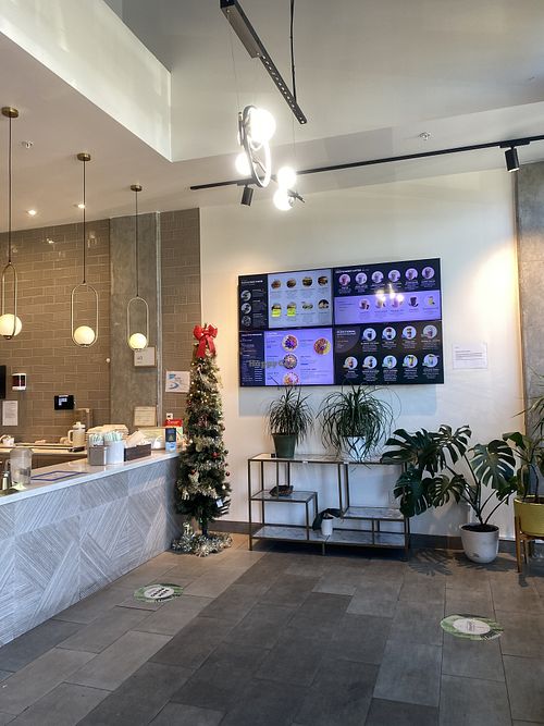 Digital Menu Options (Messy Side Not Pictured)  at RawASF in Fremont