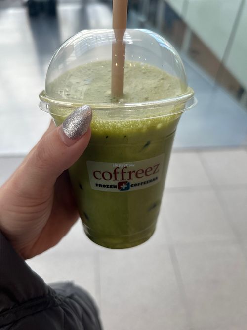 Iced matcha Latte (soja / vegan )  at Coffreez in Stuttgart