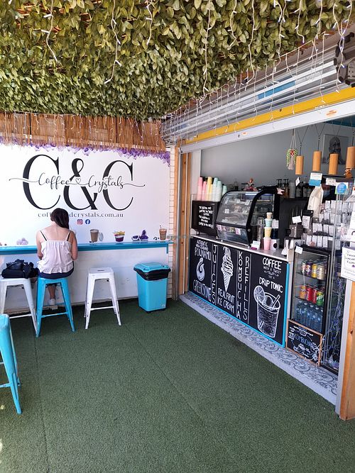 CLOSED Coffee & Crystals Brisbane Queensland Coffee & Tea HappyCow