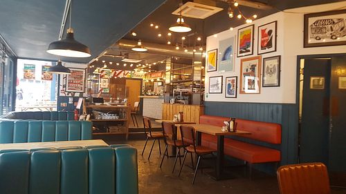 Interior at Quay Street Diner in Bristol