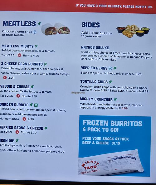  at Mighty Taco in Williamsville