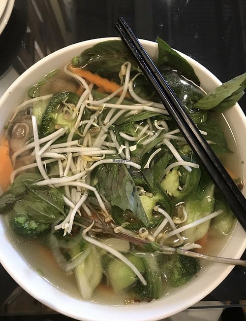 Vegan Pho  at New Lemongrass Taste of Vietnam in Wichita