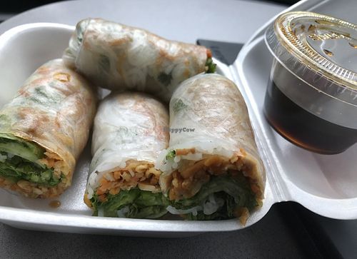 Vegan spring rolls   at New Lemongrass Taste of Vietnam in Wichita