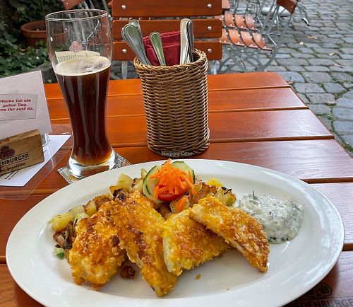 cellery Schnitzel  at Alte Kuchl in Regensburg