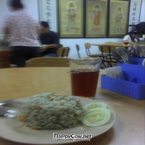 SEAWEED FRIED RICE  at Jinshan Vegetarian Restaurant in Perai