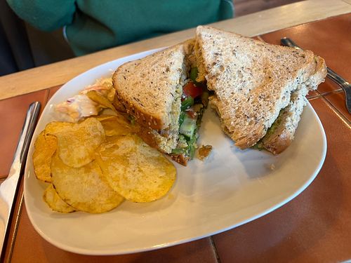 Guacamole, falafel and pepper  at Rumours Coffee Bar & Bistro in Liskeard