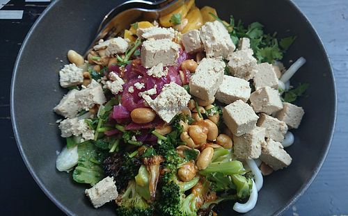 Spicy Thai with tofu at Make in Dusseldorf