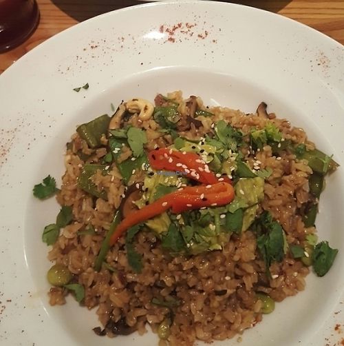 vegan jasmine and luminous vegan at Avocado in Athens