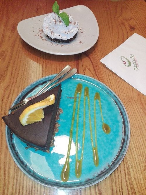 Avocado Chocolate cake at Avocado in Athens
