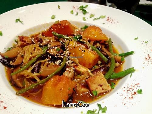 udon noodles at Avocado in Athens