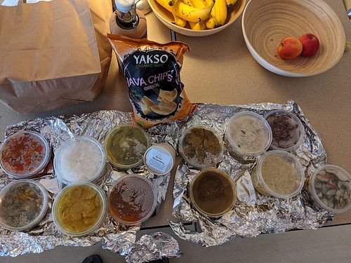 Vegan rijsttafel at BioToko in Arnhem