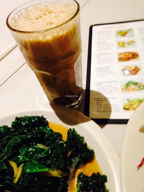 Bubble coffee at Loving Hut in Falls Church