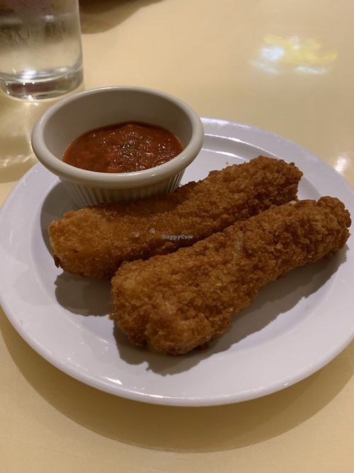 Mozz sticks! at Loving Hut in Falls Church