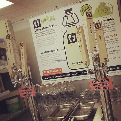 Ellwood's has a local kombucha on tap in their store!  at Ellwood Thompsons in Richmond