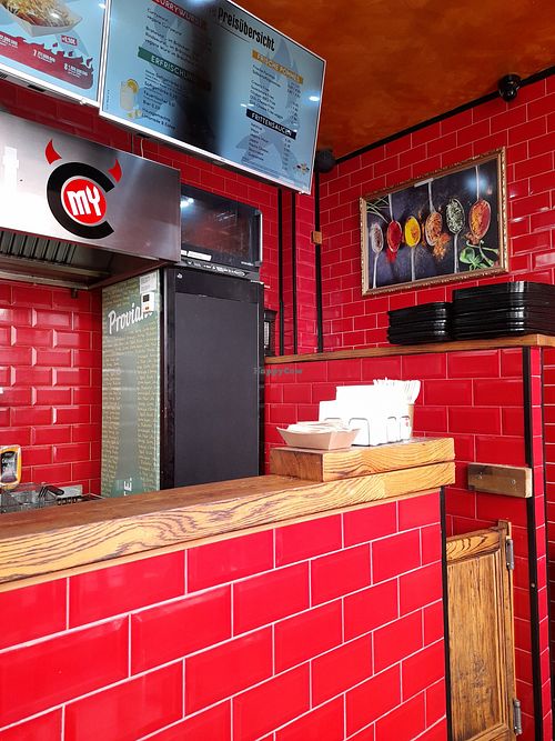 Inside at MyCurrywurst  in Heidelberg