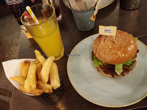The Californian, chips and fanta at Gourmet Burger Kitchen in Clondalkin