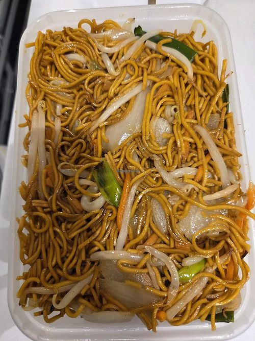 Noodles at Wawin Vegan Chinese in Salford