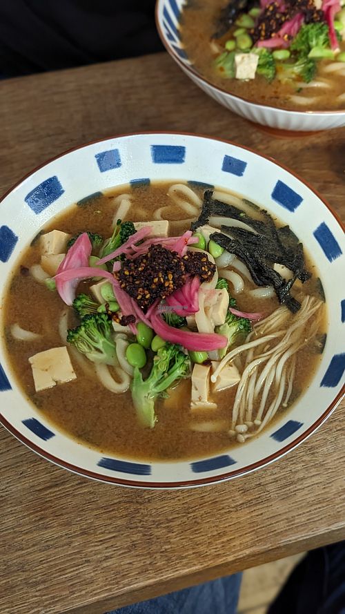 Vegan ramen at H Kitchen in Copenhagen