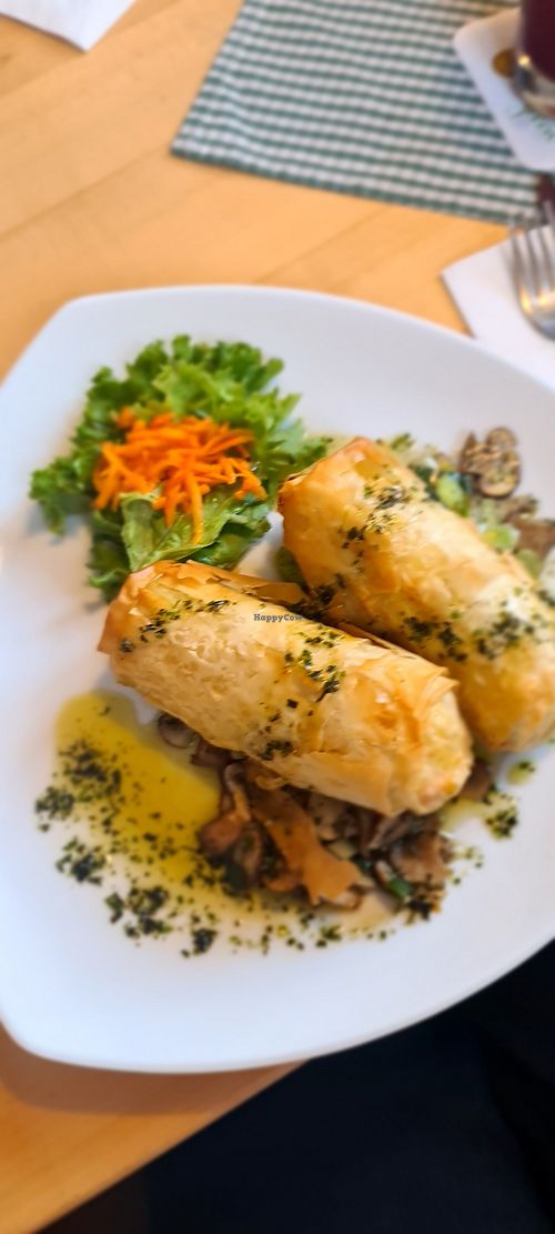 Vegane Kartoffelrouladen at Zum Hirschen in Muhr Am See