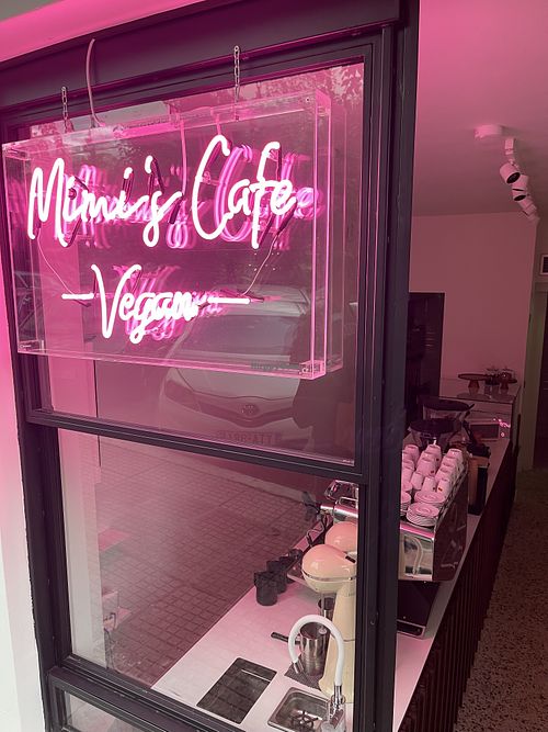 Outdoor  at Mimi's Cafe Vegan in Athens