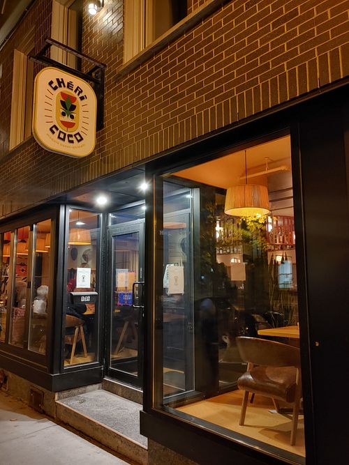 The storefront at CHERI COCO in Quebec