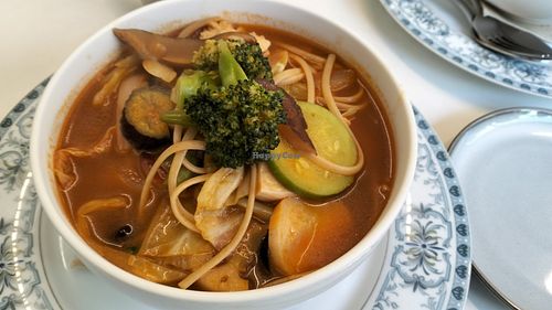 Spicy Noodles Soup at Sunny Bowl in Seoul