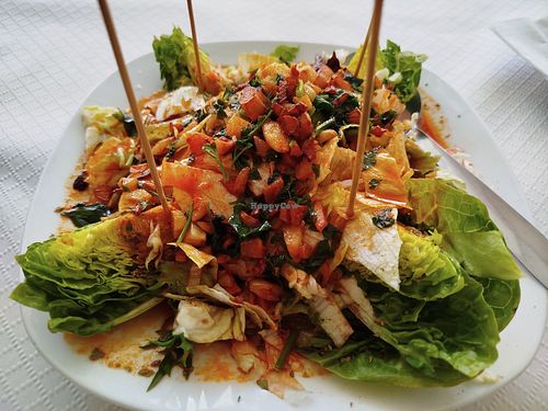 Cogollos a la cordobesa con ajito frito at Tapería Esencia in Malaga